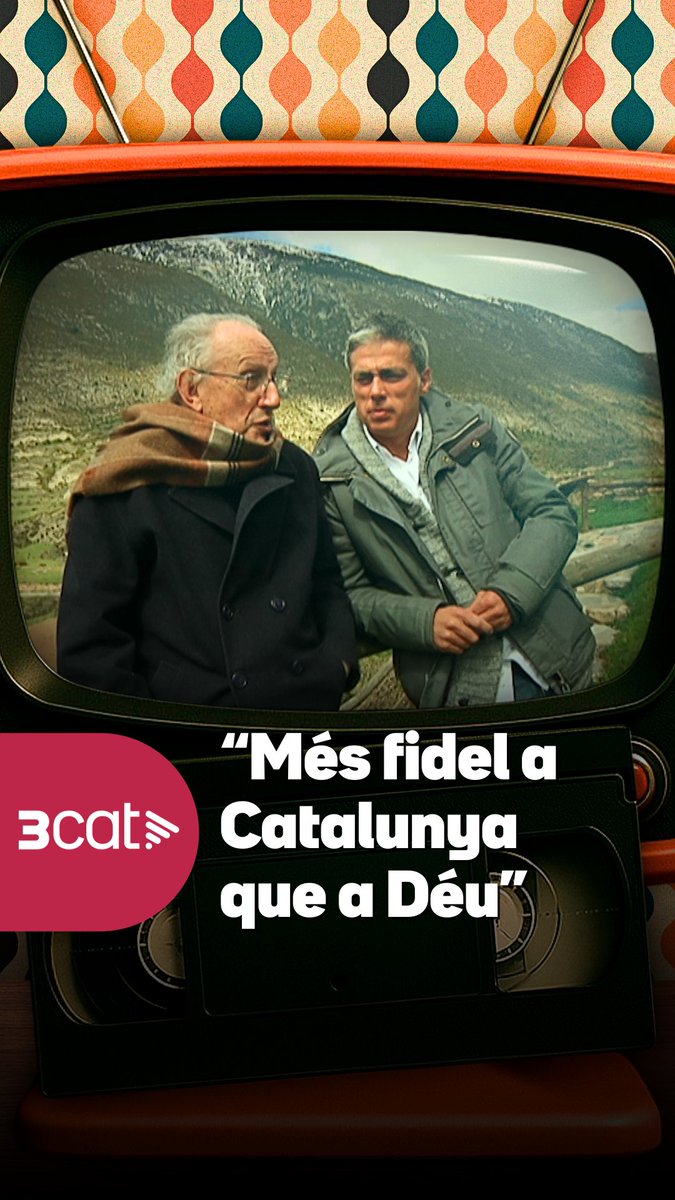 “He estat més fidel a Catalunya que a Déu”, explicava mossèn Ballarín a Albert Om quan el va rebre a Gósol, en un capítol d’”El convidat”. El recordem, avui que fa 10 anys que va morir. Un home compromès, que mai es va mossegar la llengua. #Arxiu3Cat