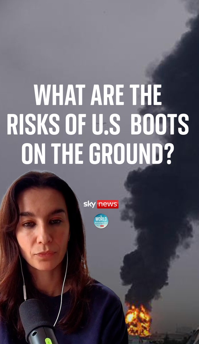 "This is a way for the Revolutionary Guard to bleed American lives." Yalda Hakim breaks down the possible high risks of American boots on the ground in Iran with Richard Engel on this week's The World podcast. 🎧