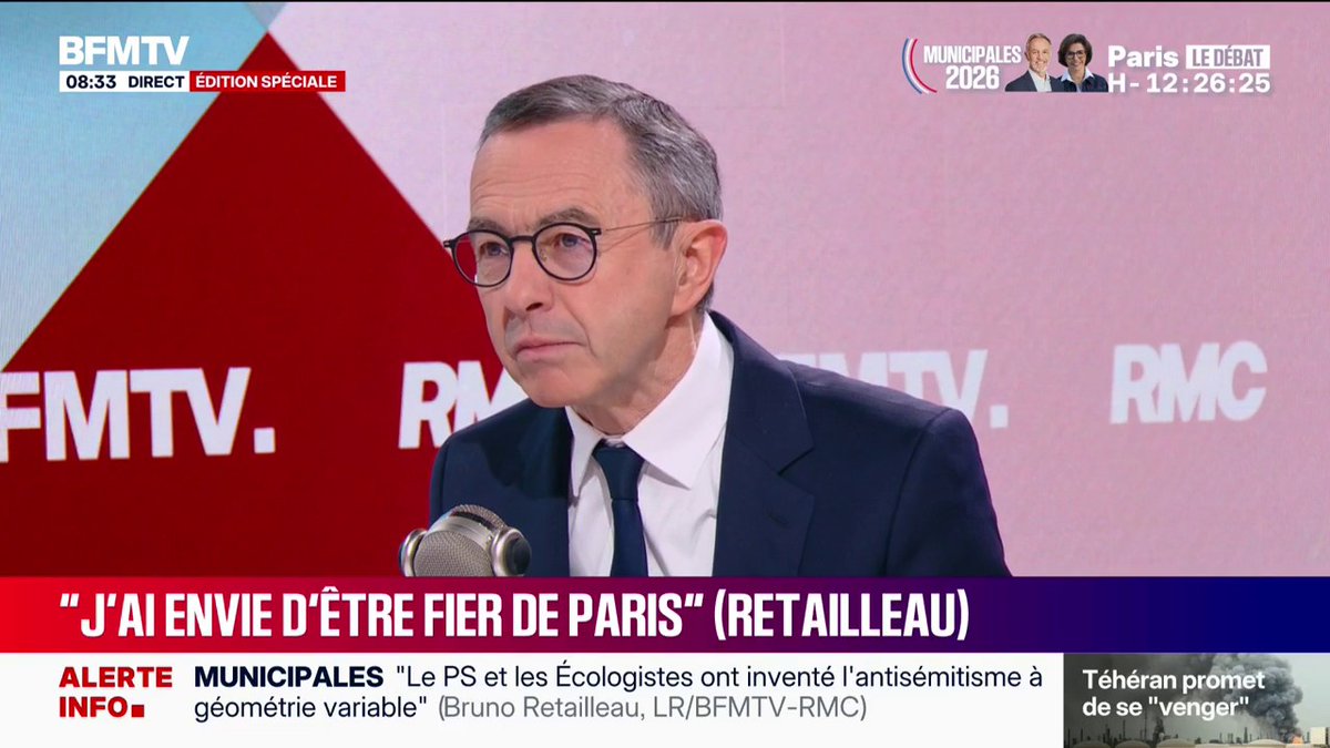 🔴🇫🇷 ALERTE INFO Bruno Retailleau : "J'assume de dire aux électeurs du RN: Votez pour Rachida Dati". Par contre il laisse Martine Vassal à Marseille et apparemment donne des consignes de vote à tout le monde 😂 Quelle blague cette classe politique.