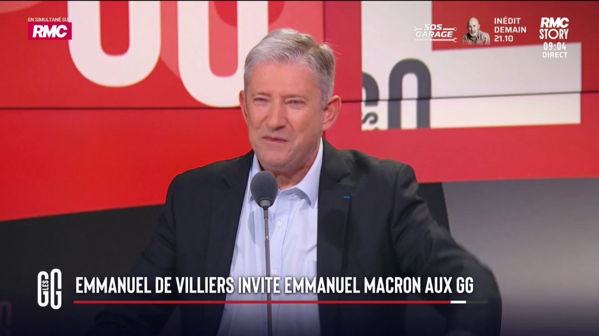 🔴 Emmanuel Macron bientôt aux Grandes Gueules? 🗣️ Emmanuel de Villiers a lancé l’invitation: "Il y a une certaine appréhension du président face aux confrontations directes! Monsieur le Président, vous êtes sur le grand plongeoir maintenant, il faut sauter!" #GGRMC