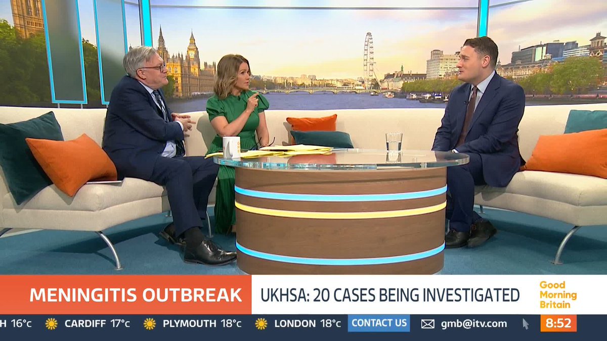 'Are you concerned that the war in Iran and the closure of the Strait of Hormuz is going to lead to a problem with the supply of medicines? Susanna Reid shares concerns about whether the government should start stockpiling medicines, including antibiotics.