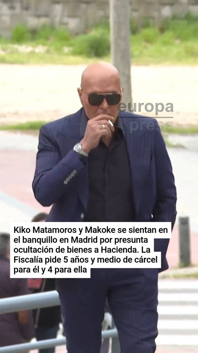 Kiko Matamoros y Makoke se sientan en el banquillo por presunta ocultación de bienes a Hacienda. La Fiscalía pide 5 años y medio de cárcel para él y 4 para ella
