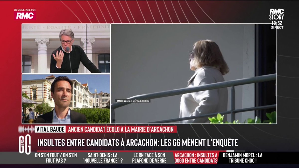 🔴 Le maire sortant d'Arcachon insulte un candidat: une mise en scène? 🗣️ "Pas du tout! C'est un pur hasard", souligne Vital Baude, victime des menaces. #GGRMC