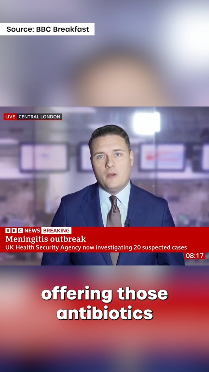 Health and Social Care Secretary @WesStreeting updates BBC Breakfast on what people need to know following the outbreak of meningitis in Kent. ◉ local antibiotic provision ◉ targeted vaccination programme ◉ how it is spread