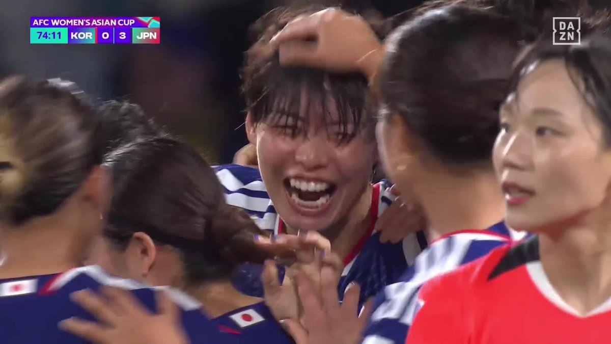 🏆AFC女子アジアカップオーストラリア2026 🇯🇵#なでしこジャパン vs 韓国女子代表🇰🇷 途中出場の谷川萌々子のコーナーキックから、熊谷紗希がヘディングで合わせて3点目をゲット⚽️ #WAC2026 #サッカー日本代表