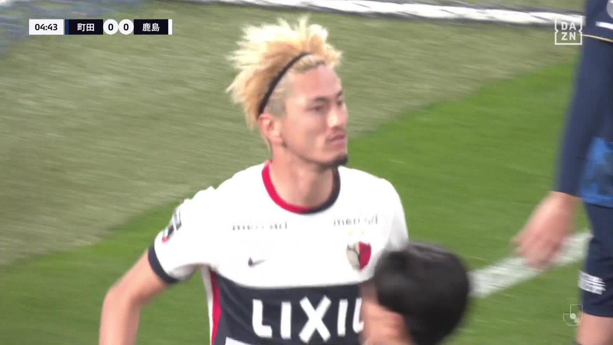 電光石火の一撃⚡️ 最後は自らもゴールネットへ！ 鈴木優磨が開始早々に先制ゴール 🏆明治安田J1百年構想リーグ 🆚町田×鹿島 📺DAZN ライブ配信中 #Jリーグ #だったらDAZN