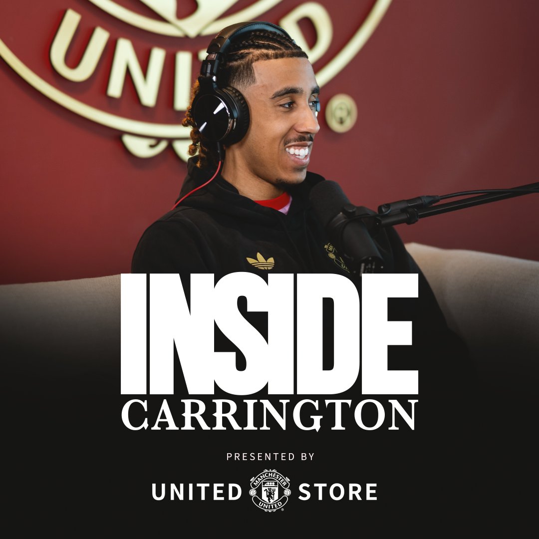 💬 "I've never seen a centre-back with this ability on the ball..." Big praise for Lisandro Martinez from @Leny_Yoro on Inside Carrington 🤜🤛