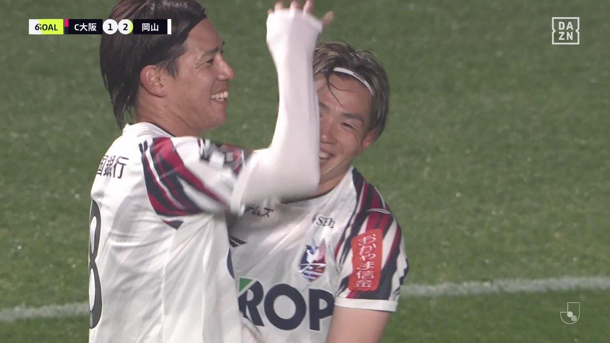 古巣へ恩返しの一撃 かつて汗を流したスタジアムで 山根永遠が逆転ゴール 🏆明治安田J1百年構想リーグ 🆚C大阪×岡山 📺DAZN ライブ配信中 #Jリーグ #だったらDAZN