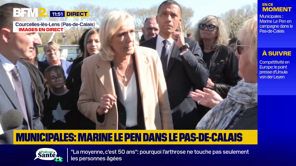 🔴 FLASH | "Si vous vous présentez l'année prochaine Mme Le Pen, je ne vote pas pour vous parce qu'on est du même âge. Il faut laisser la place aux jeunes ; M. Bardella, je voterai pour lui" clame une passante à Beaucaire. 😬🧓