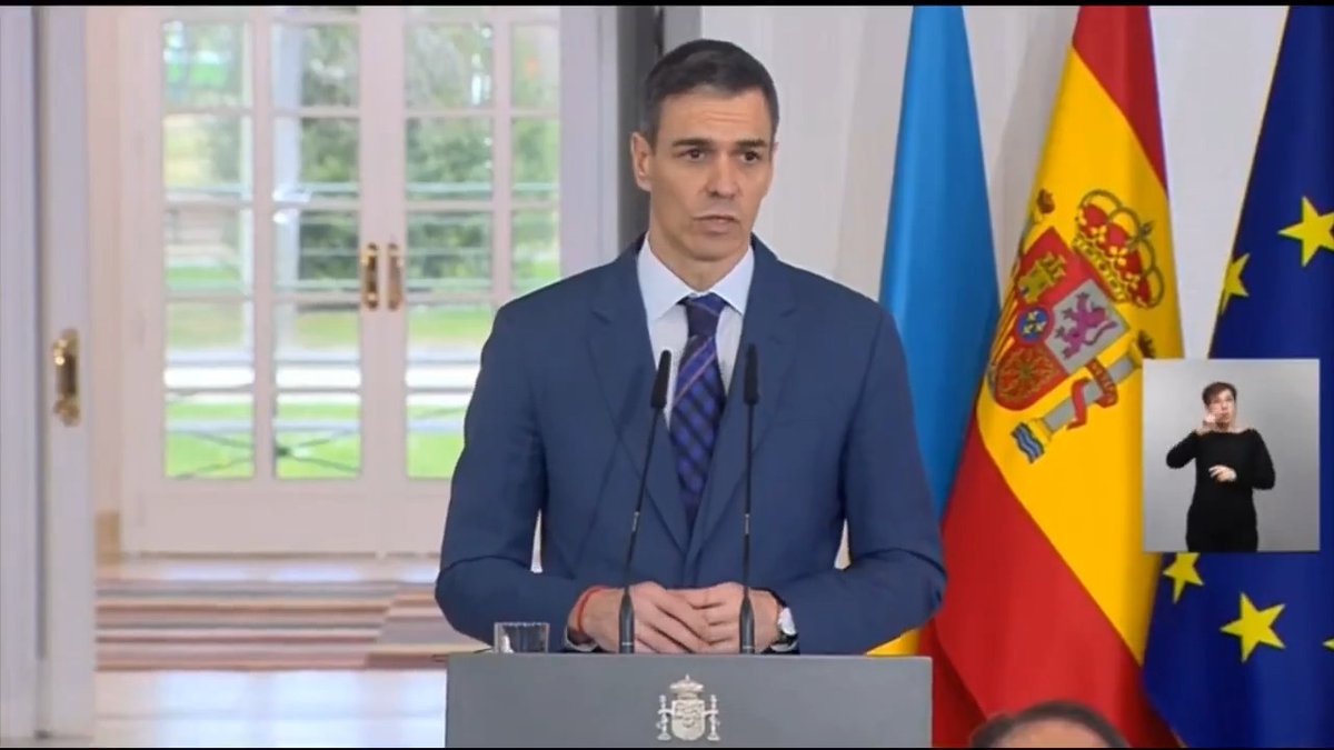 #EnDirecto | Sánchez dice ante Zelenski que el pueblo ucraniano "tiene todo el derecho" a defenderse ante la "agresión cruel e injustificada" de Putin: "España aplica el mismo baremo en cada agresión contraria al Derecho Internacional. Total coherencia"