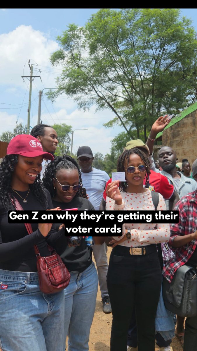 Gen Z on why they’re getting their voter cards #verticalvideos