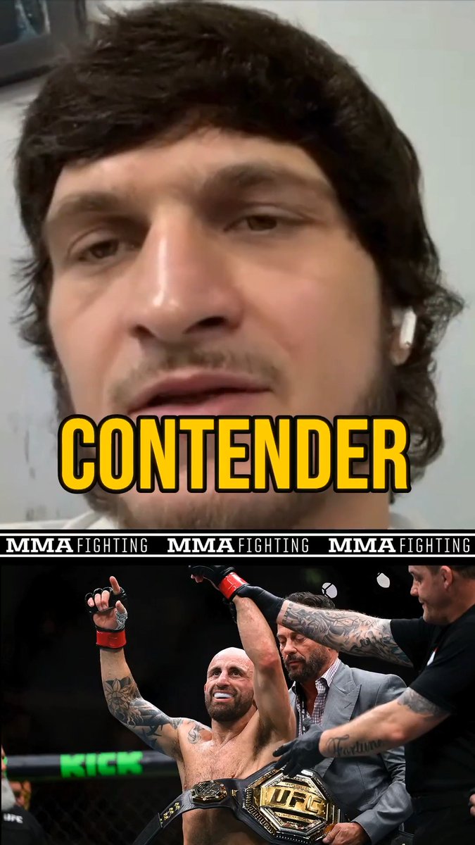 Movsar Evloev says there's "no excuse" over who deserves the next title shot after his fight against Lerone Murphy at #UFCLondon: "Who else? [Jean] Silva is talking after his fight. … He can wait his turn." (🎥 Damon Martin)