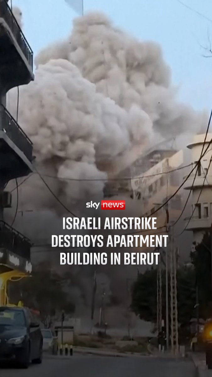 At least six people have been killed in Israeli attacks on central Beirut, according to Lebanon's health ministry. Read more: