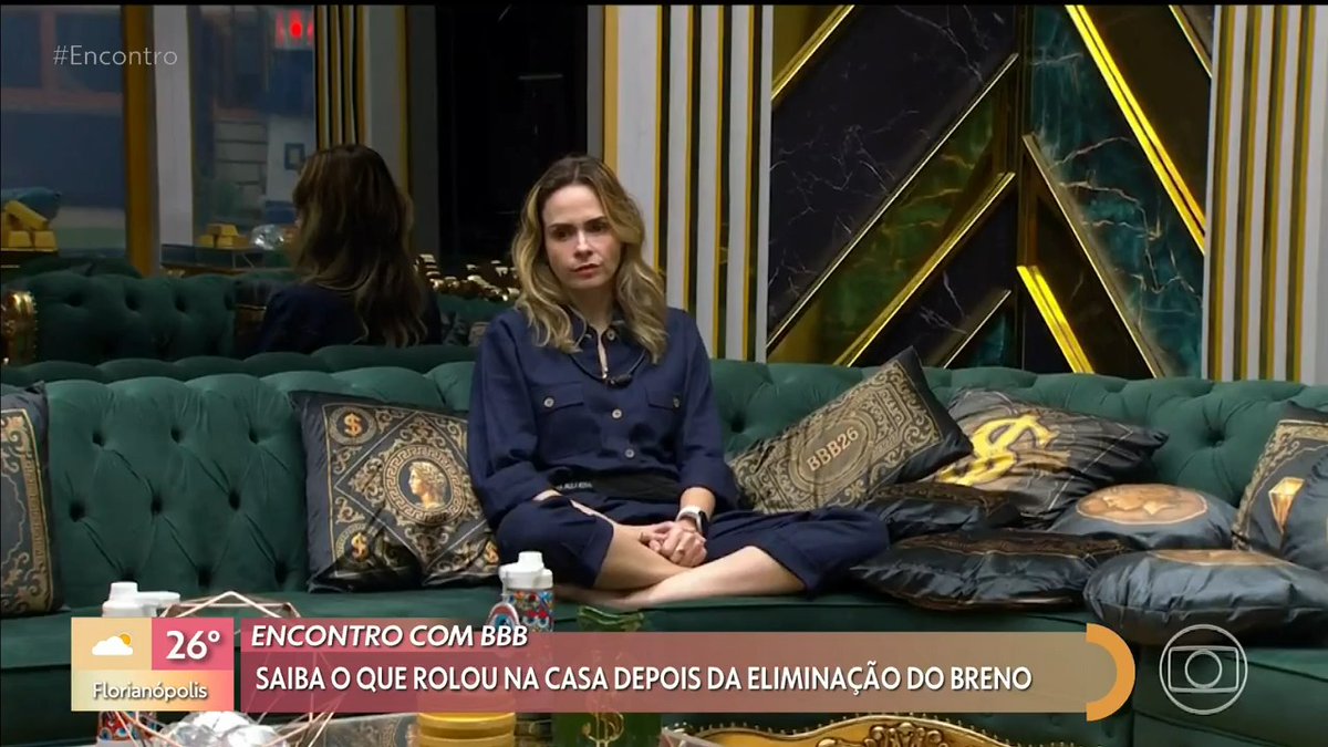 parece que tá um clima estranho entre os aliados da Ana Paula depois da sister permanecer na casa do #BBB26, hein 👀 #Encontro #RedeBBB #TVGlobo
