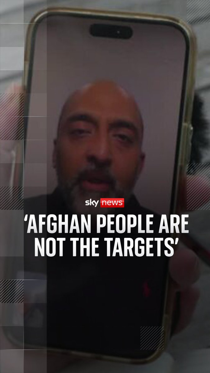 A spokesman for the Pakistani PM told Sky's Alex Crawford that Afghan people are not the target of recent air strikes. Mosharraf Zaidi says the only people and buildings that are targets are those where 'bad things are being done with an intention to harm and kill Pakistanis'. 🔗