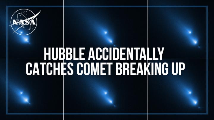Sometimes, the best science happens on accident. A team using Hubble studied a comet (not even their first-choice target!) and realized they were witnessing it in the act of breaking apart. Find out more about these ultra-rare observations: