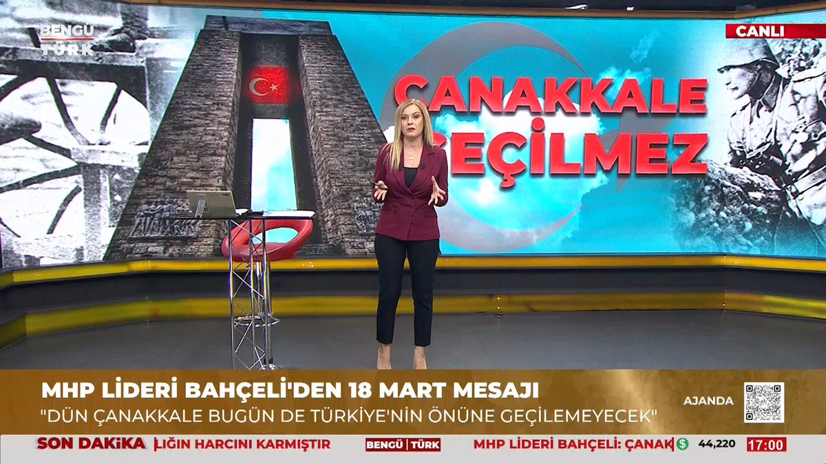 Dün Çanakkale geçilemedi, bugün de Türkiye’nin önüne geçilemeyecektir.
