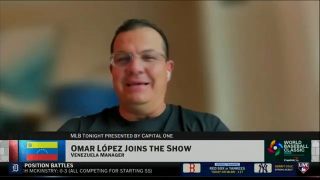 "We did this for our country." 🇻🇪 Team Venezuela manager Omar López speaks on bringing home the #WorldBaseballClassic title. #MLBTonight | Team Beisbol Venezuela | Capital One