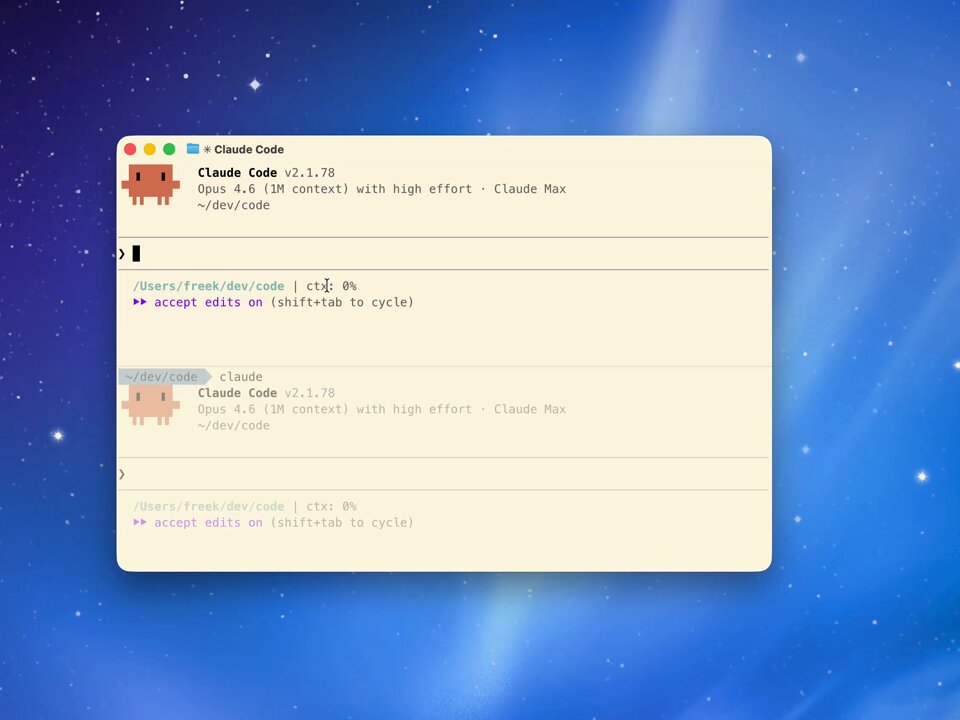 Looking for a nice way to tell your Claude Code instances apart? Use /rename and /color.