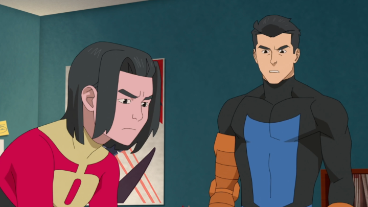 It's not easy being a hero. Invincible Season 4, streaming now.