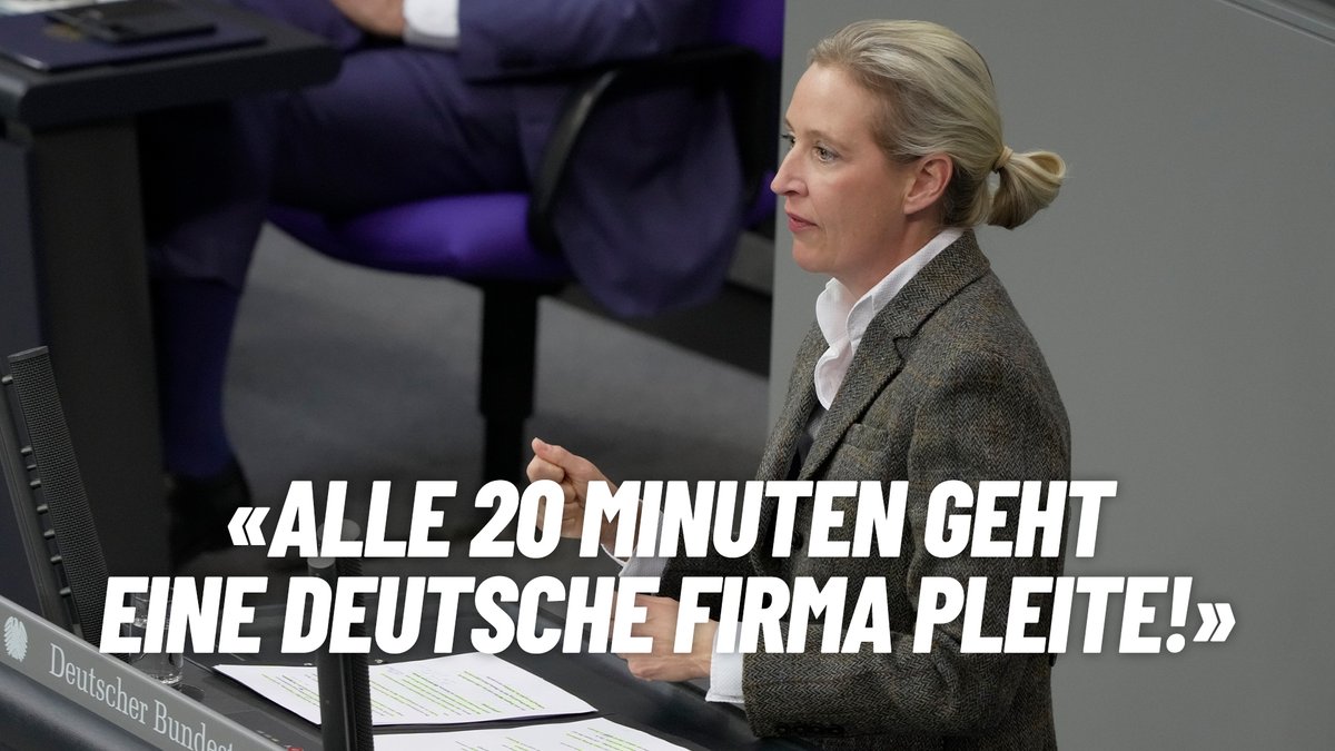 „Alle 20 Minuten geht eine deutsche Firma pleite. Arbeiter und Steuerzahler zittern um ihre Arbeitsplätze und wissen nicht, ob sie, ihre Kinder und Enkel in Deutschland überhaupt noch eine Zukunft haben. Sie haben ihnen nicht mehr zu bieten als noch höhere Steuern und Abgaben."