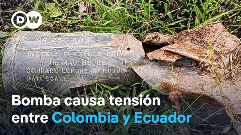 🇨🇴🇪🇨 | El presidente de Colombia, Gustavo Petro, denunció el hallazgo de una bomba que, según afirmó, fue lanzada desde un avión ecuatoriano en territorio colombiano, cerca de la frontera.