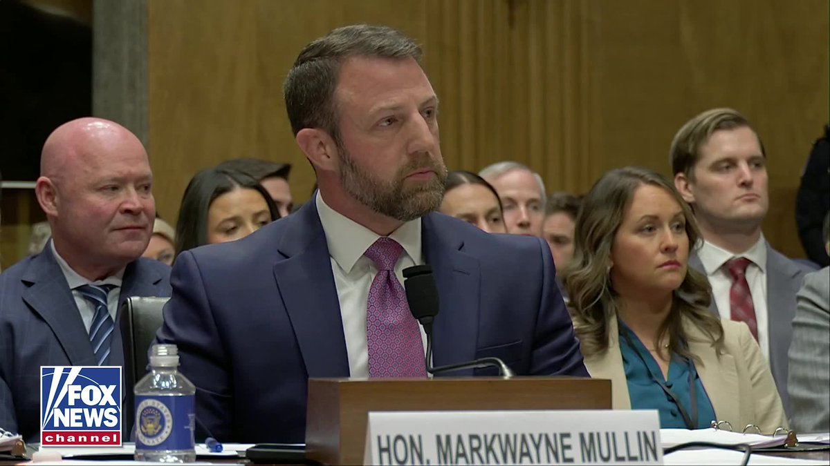 NEW: GOP Sen. Moreno to DHS secretary nominee Markwayne Mullin — "I just want the American people to know you're a good man." MORENO: "Do you pledge to support and defend the United States of America nearly as much as you would protect and defend your family?" MULLIN: "Without a doubt, sir, yes." MORENO: So I'm going to ruin everything for the audience. You will be confirmed. You will have the job. And you're going to make this country safer."