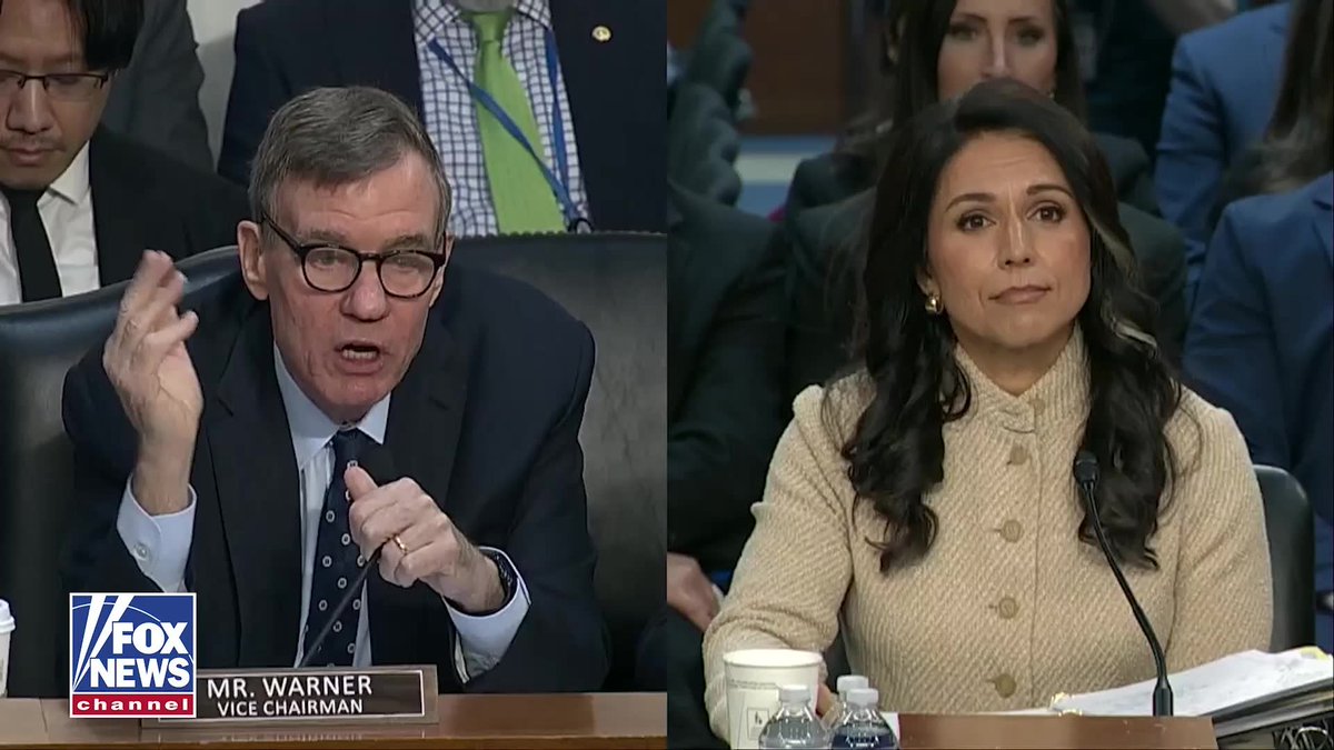 NEW: Director of National Intelligence Tulsi Gabbard clashes with Democrat Senator Mark Warner over the potential for foreign interference in the upcoming U.S. midterm elections. SEN. WARNER: "Please answer the question, yes or no. Is there foreign threat interference to our elections this year?" DNI GABBARD: "Please allow me to answer the question, sir. The intelligence community has been and continues to remain focused on any collection and intelligence program–" SEN. WARNER: "If you want to ask the question, you should have stayed in Congress. Please answer the question." DNI GABBARD: "I didn't ask you a question, sir. I'm trying to answer your questions."
