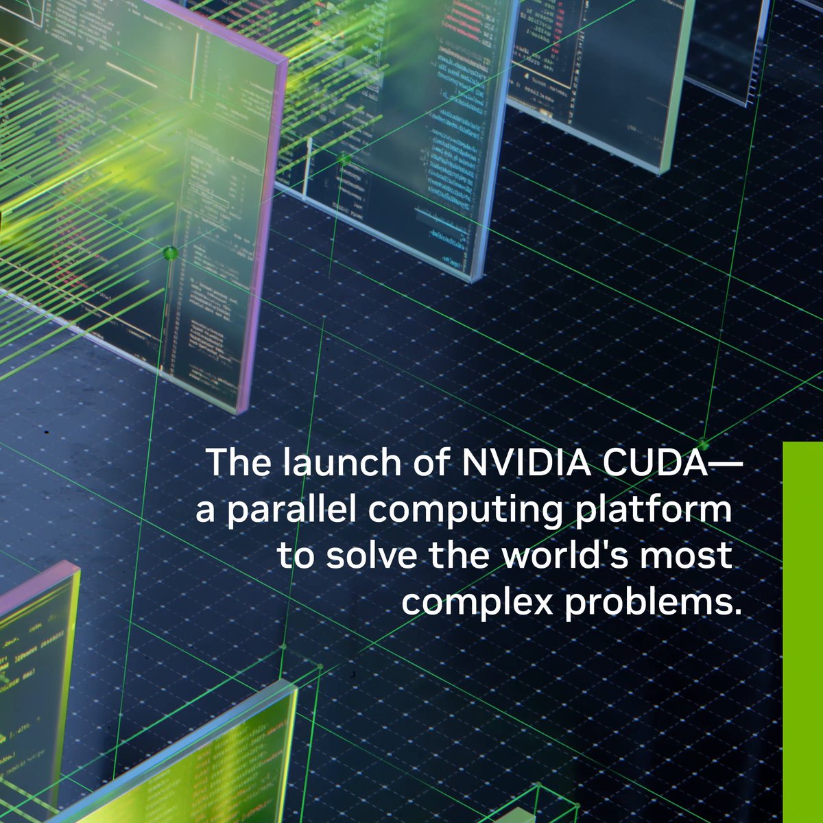In 2006, NVIDIA made a bold bet on a parallel computing platform that would eventually redefine the limits of science and industry. 20 years later, CUDA serves as the foundation for 6 million developers worldwide—and we are only just beginning. Join the next wave of architects and build what’s next on two decades of innovation. 🔗
