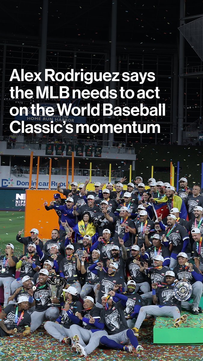 "[Baseball] is changing for the better." Alex Rodriguez and Jason Kelly discuss the World Baseball Classic and how the MLB should capitalize on the momentum leading into what Rodriguez calls “the most important season in the history of the sport.”