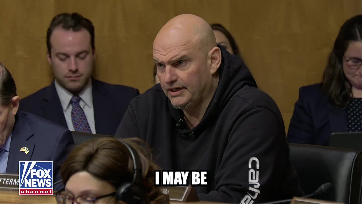 NEW: Senator Fetterman rips his fellow Democrats for shutting down DHS, calling them out for leaving the nation vulnerable to cyberattacks: “I may be the only Democrat that refused to shutting our DHS down.” “It’s a strange devotion. I don't understand why you would shut the entire agency down just because you want those kind of reforms on ICE.” “I refuse to punish those union members that are working.” “Now, two of the top agents of cyberattacks come from Iran and China — They must be elated to know that that part — it's all shut down.” “I refuse to punish and make our nation less secure.”