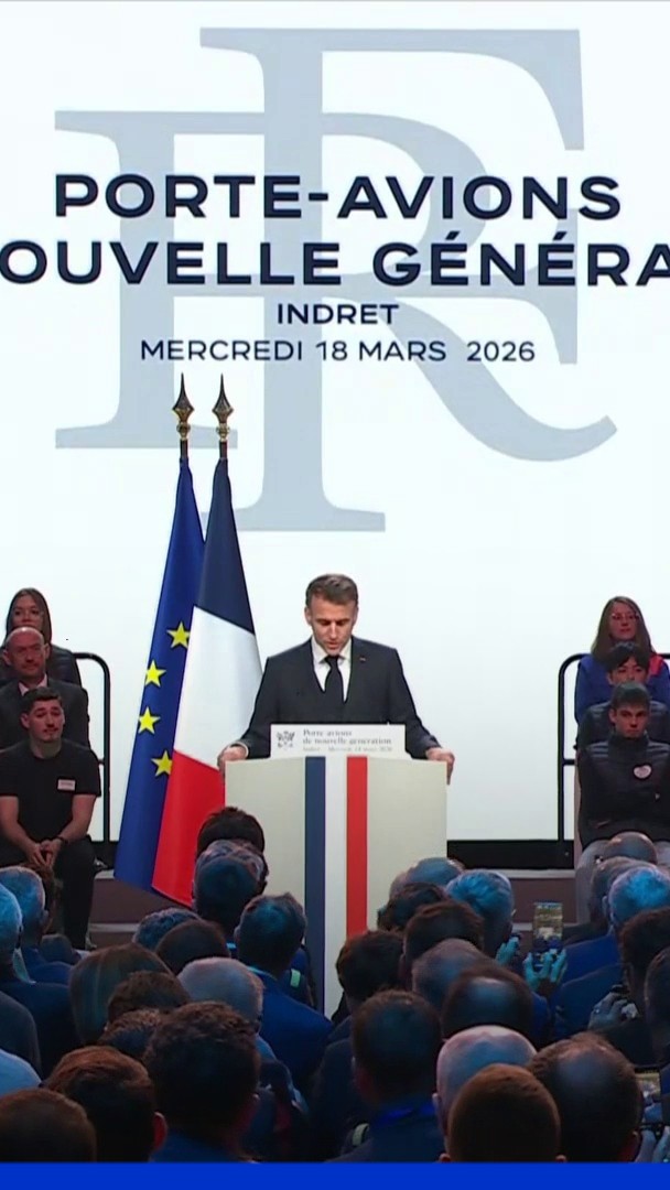 💬 "Il portera le nom de 'France Libre' " Emmanuel Macron dévoile le nom du nouveau porte-avions français