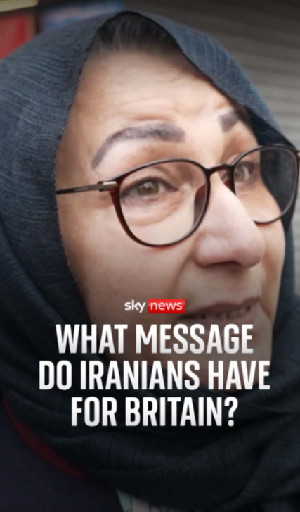 Thousands of people have attended a mass funeral ceremony in Tehran for Iranian officials including senior leader Ali Larijani. Sky's Dominic Waghorn was in Revolution Square where he spoke to some of the mourners. Live updates: