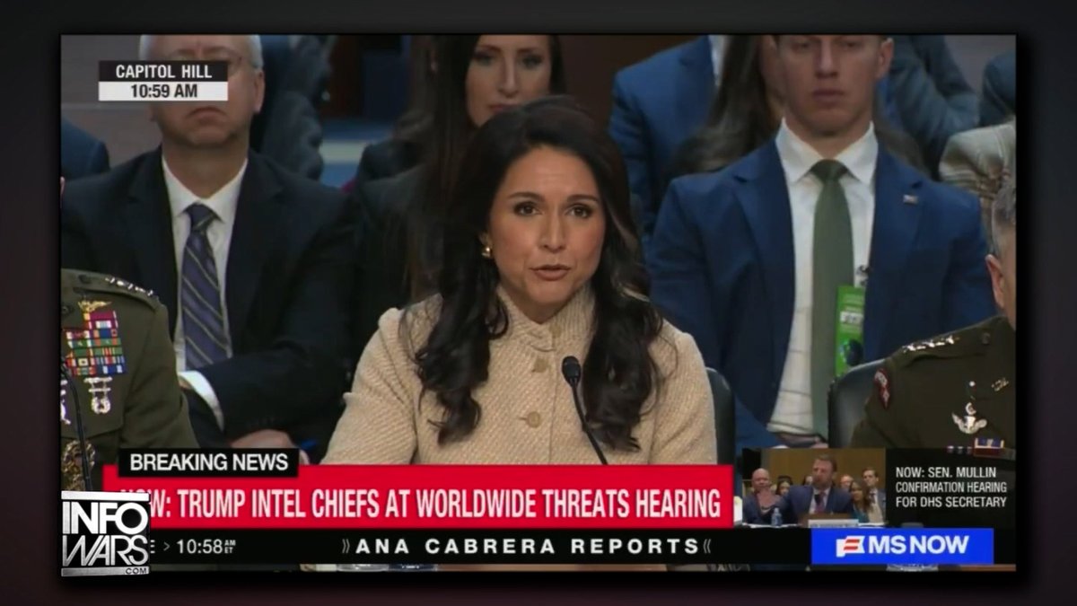 BREAKING VIDEO: DNI Gabbard GRILLED By Congress Over US Intel That Warned Iran Would Close Strait Of Hormuz & Strike Adjacent Gulf Nations If Trump Started War! "Did You Provide The President With Intel On These Threats?!" »WATCH THE ALEX JONES SHOW LIVE NOW: