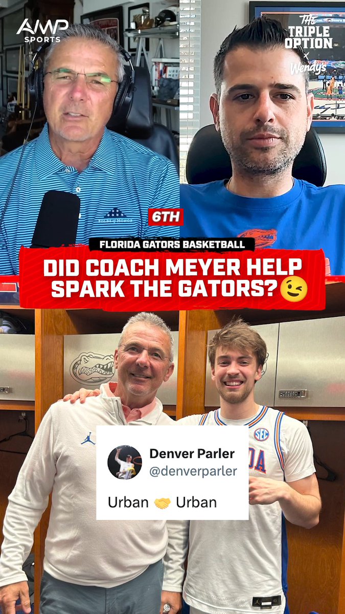 #WendysPartner The Florida Gators are 17-2 since I watched them defeat Georgia and was able to meet with the team ... 😉 🐊 Rooting for your squad in the NCAA Tournament Todd Golden Wendy’s