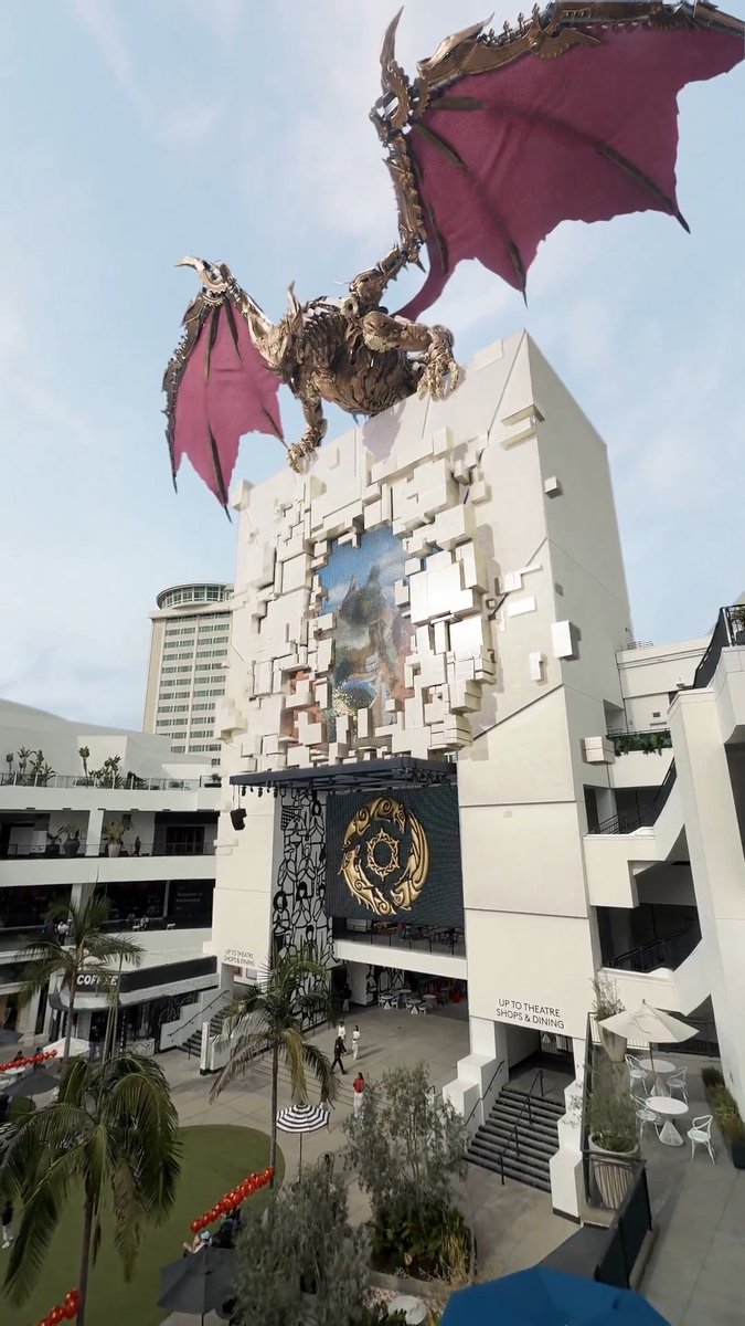 Crimson Desert celebrates its launch by placing giant VFX dragons over iconic US landmarks