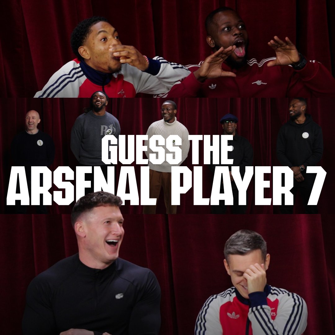 💬 "Someone's lying..." It's time for Guess The Arsenal Player 7 featuring Leandro Trossard and Myles Lewis-Skelly 📺