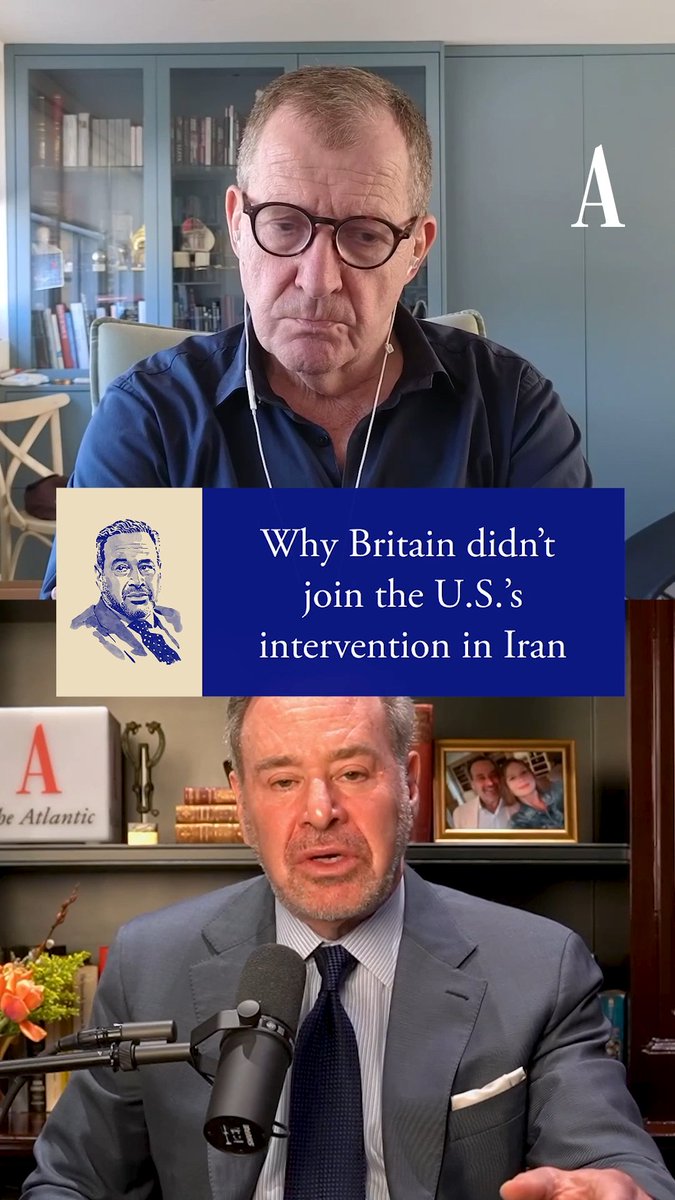 Keir Starmer is pushing back on U.S. intervention in Iran even knowing that there will be a "political cost" for his relationship with Donald Trump, Alastair Campbell, a co-host of the podcast "The Rest Is Politics," tells David Frum. Listen here:
