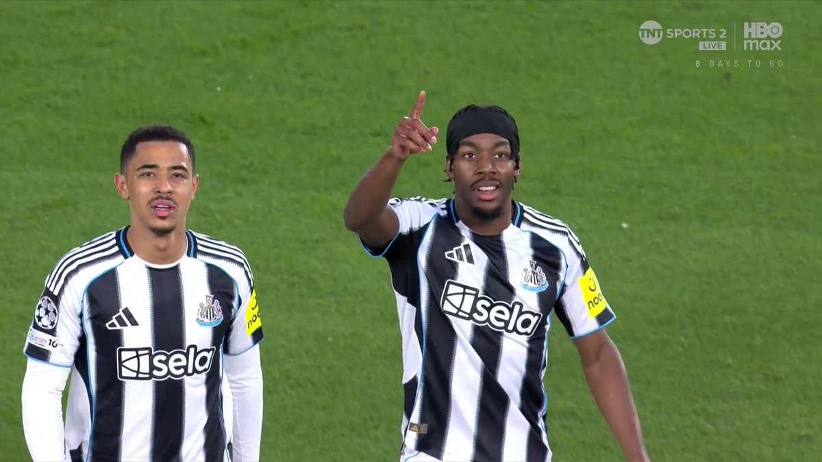 Anthony Elanga equalises for Newcastle against Barcelona, making the score 1-1 inside 15 minutes ⚡️ TNT Sports &amp; discovery+ UK