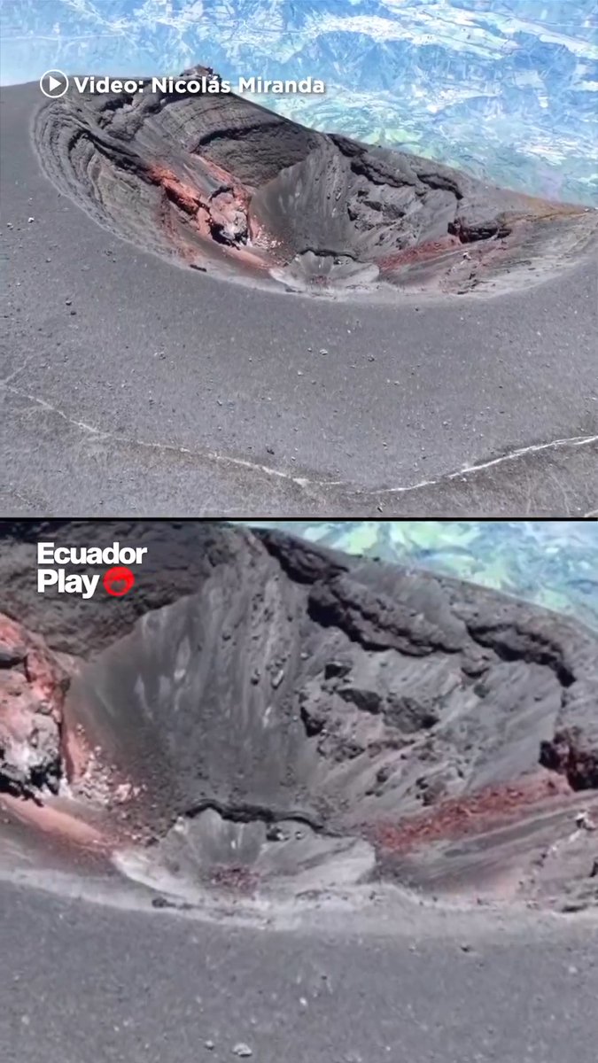 🌋 ¡Vista impresionante del volcán #Tungurahua! El guía de montaña Nicolás Miranda compartió un impactante video desde la “mama Tungurahua”, donde se aprecia con claridad el interior de su cráter...