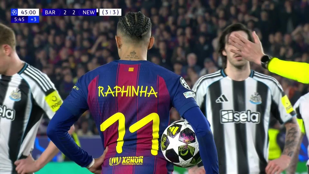 Raphinha y Lamine Yamal acaban de replicar el gol de penal de Messi y Suárez!! Nostalgia pura del Barcelonismo🥹