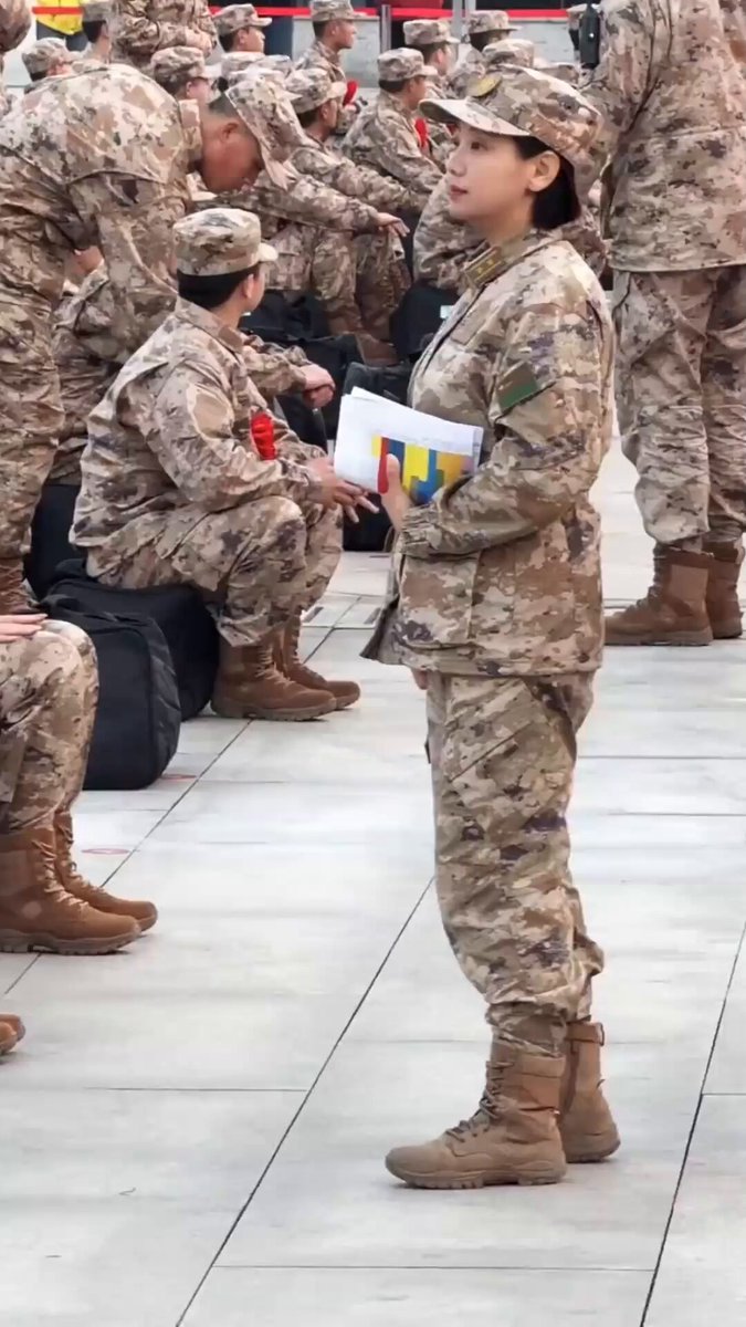 The newly enlisted cadets are a little shy.