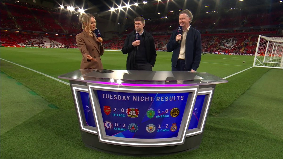 “I think he’s one of the best in the world. I wish we signed him” Steven Gerrard on Declan Rice 🙌 🎙️ Laura Woods | 📺 TNT Sports & discovery+ UK
