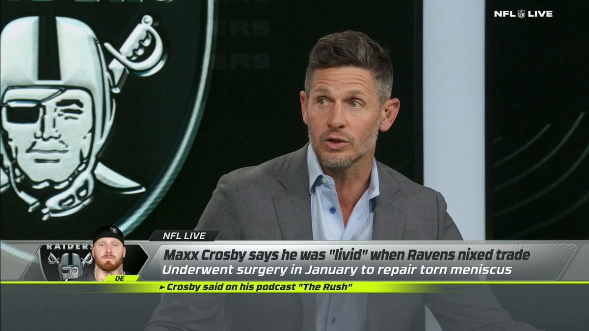 "This is a bad look for Baltimore." Dan Orlovsky shares his thoughts on Maxx Crosby’s comments regarding the failed trade to the Ravens.