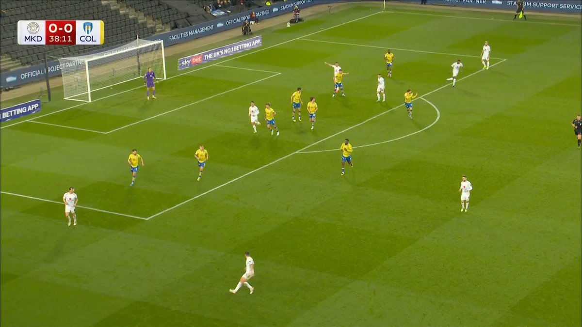 Aaron Collins quick reactions give MK Dons the lead against Colchester ⚽️