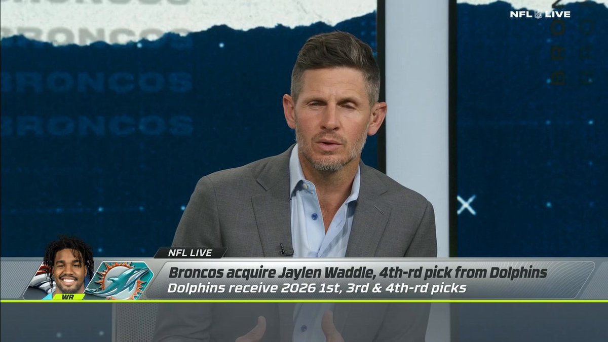 "[Jaylen] Waddle is a complete receiver. ... [The Broncos] haven't had that guy that was consistently going to be that." Dan Orlovsky on the impact Jaylen Waddle can have on the Broncos 🏈