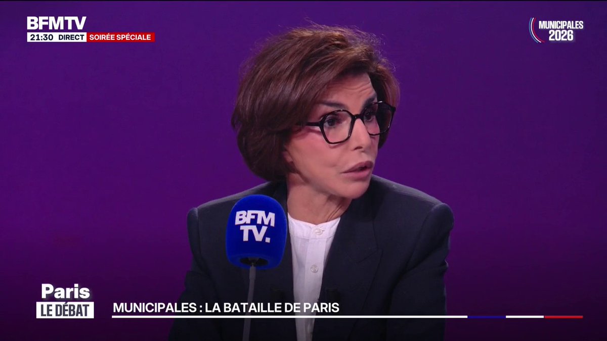 Municipales à Paris: "Si vous ne pouvez rien faire contre l'insécurité M. Grégoire, il ne faut pas vous présenter", estime Rachida Dati