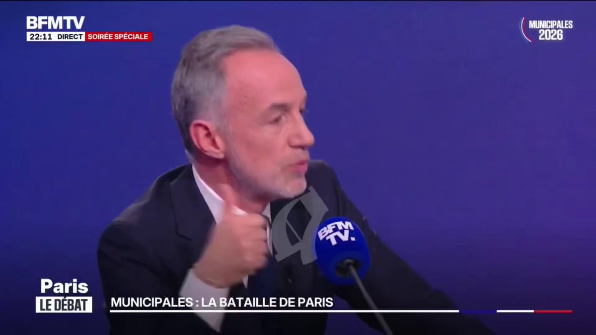 🔴🇫🇷 𝗙𝗟𝗔𝗦𝗛 𝗜𝗡𝗙𝗢 — Emmanuel Grégoire se plaint de se faire « cogner dessus très très fort » par Rachida Dati et Sophia Chikirou, qui lui répondent aussitôt : Sophia Chikirou : « Mais on dirait une victime ». Rachida Dati : « Pauvre chochotte. C’est une victime ». (Sources : BFMTV / Mediavenir)