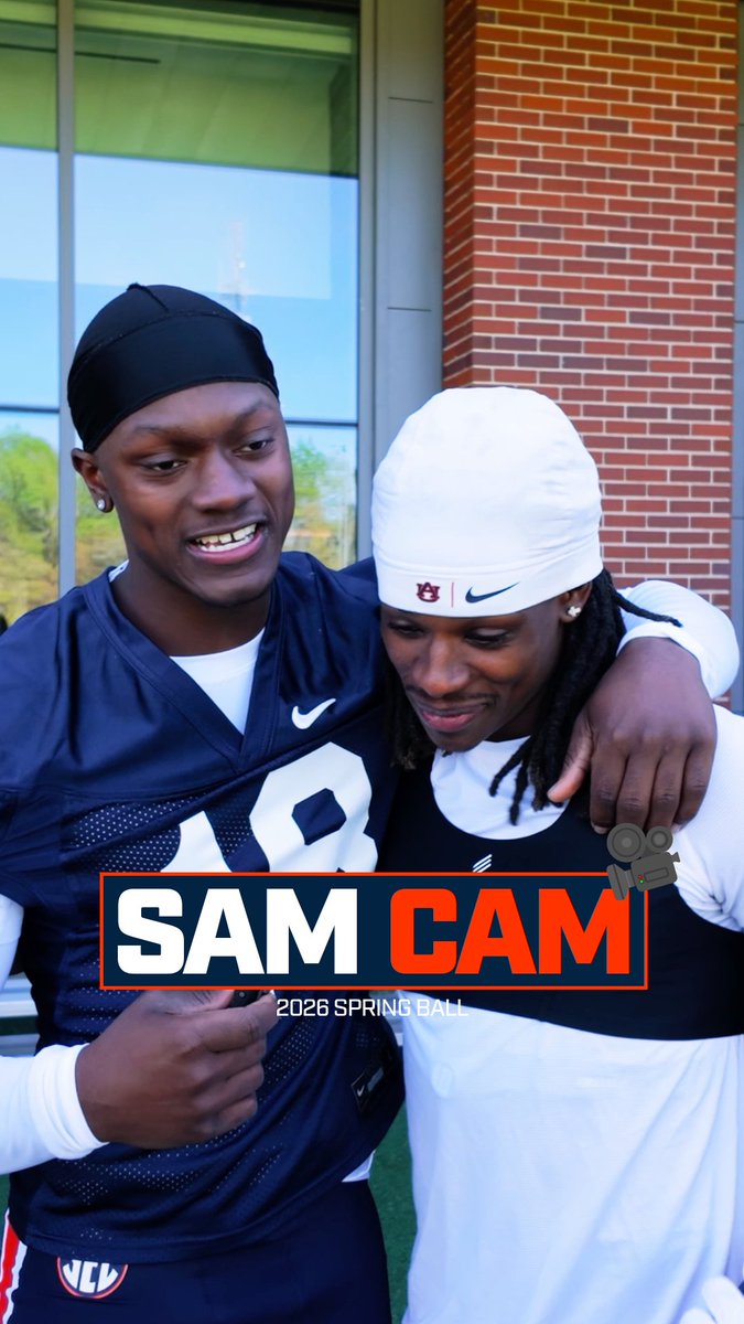 The Sam Cam is BACK 🔥🎥 Tapped in with the guys after Day One 👀 ⚡️Samuel “SAM” Turner ⚡️ | #WarEagle