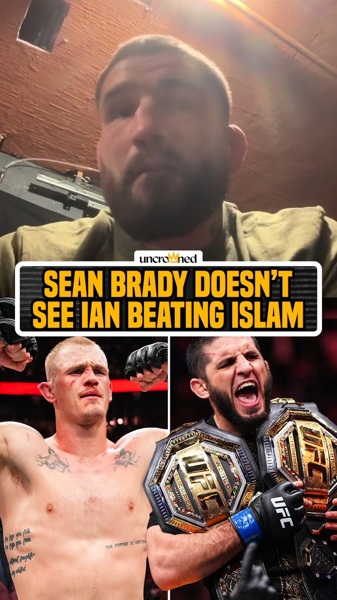 "I think Islam will get him down and I think Islam will probably submit him." Sean's not trying to hate on Ian but he doesn't think he has what it takes to beat the champ 🤷♂️ #HelwaniShow